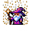 Zauberer-Pixel-Code