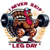 Chicken Muscular Leg Day