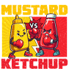 Mustard vs. Ketchup: Cartoon Duel