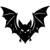 Night Bat Silhouette Halloween