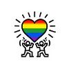 Herz-Regenbogen-Feier