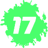 Éclaboussures de vert néon 17