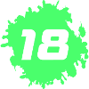 Vert fluo Splatter 18