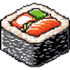 Pixel Sushi Bento Art