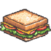 Pixel Sandwich Retro Snack