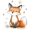 Renard et étoiles