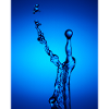 Blue Water Splash Abstract