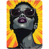Femme noire Pop Art Design