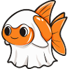 Goldfish Halloween Ghost