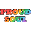 Proud Soul Rainbow Text