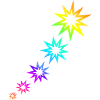 Bunte Sterne