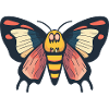 Butterfly Halloween Comic Butterfly