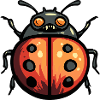 Ladybug Halloween Comic Funny