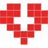Pixel Heart Switzerland Flag