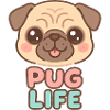 Kawaii Pug Dog - Pug Life