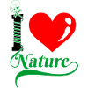 Nature Heart Emblem
