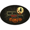 Halloween Defender with Pumpkins and Witch