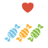 J aime Bonbons Pastel