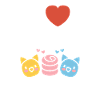 I Love Candy Cats Lollipops