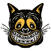 Chat noir du Cheshire