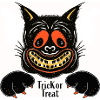 Chat souriant Halloween
