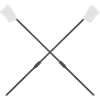 Crossed Rudder Blades - Rowerskulls