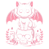 Chat Goth Pastel Kawaii