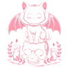 Chat Goth Pastel Kawaii
