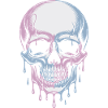Kawaii Pastel Goth Skull