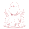 Kawaii Pastel Goth Penguin