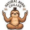 Meditating Sloth – Chill and Relax