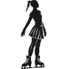 Eis Figure Skater  - Cool Silhouette Logo