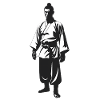 Shaolin Monk - Cool Silhouette Logo