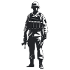 Soldier - Cool Silhouette Logo