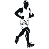 Runner - Cool Silhouette Logo
