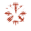 Viking Vegvisir with Odin's ravens