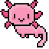 Cute Pixel Axolotl – Kawaii Animal Design