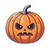 Pumpkin Wrath Cartoon Halloween