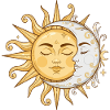 Sun and Moon Faces