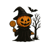 Pumpkin Magician Halloween Costume