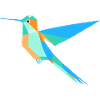 Geometric Hummingbird Prism Style
