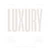 Luxury Uppercase Typography