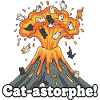 Cat-astrophe volcano