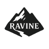 Ravine Mountain Silhouette Emblem