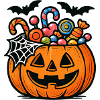 Halloween Candy Pumpkin Kids Shirt