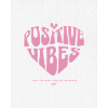 Positive Vibes Heart