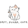 Süße Katze Plump und süße Geschenkkätzchen