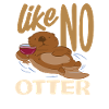 Sea Otter Cartoon Like No Pun