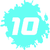 Neon 10 splash design
