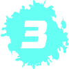 3 Neon Farbklecks Logo